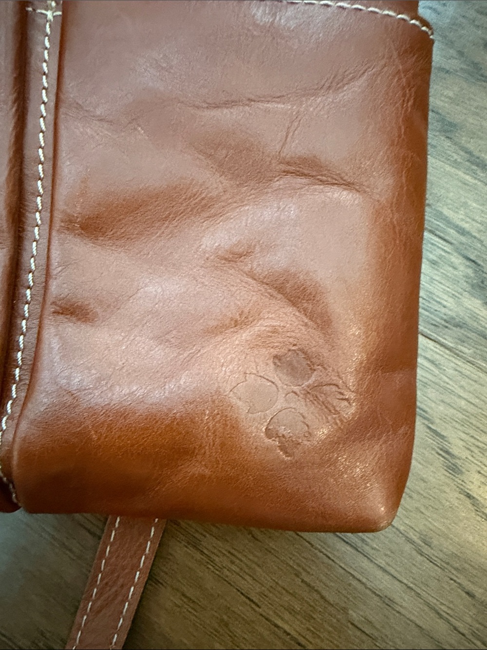 Patricia Nash Granada Crossbody Bag - Tooled Florence Brown Leather - Picture 7 of 12